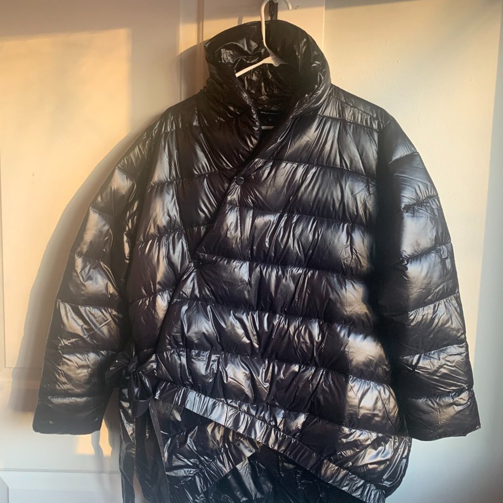 NWT Universal Standard Kanda Puffer Asymmetrical Black Coat XS 10 12 L | OBO - Picture 4 of 13